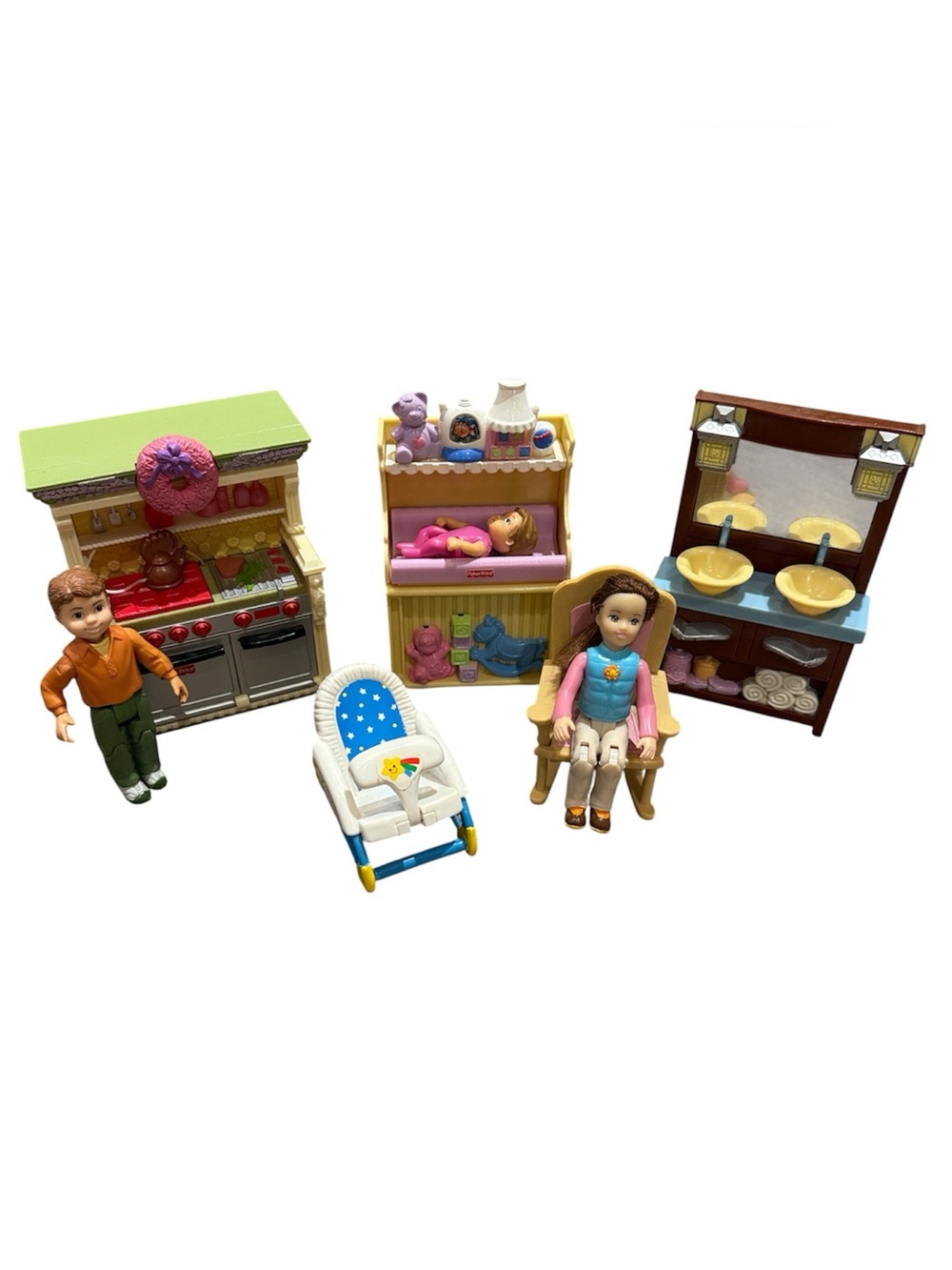 Fisher Price Loving Family Dollhouse Furniture Bundle